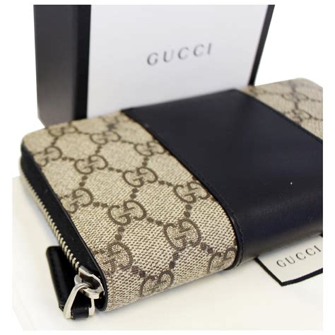 gucci monogram zip around wallet|gucci monogram shoulder bag.